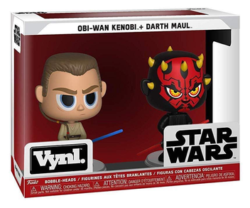  «Коллекционная фигурка Funko Vynl Star Wars Darth Maul & Obi Wan (31621)» - фото №2 - миниатюра