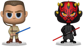  «Коллекционная фигурка Funko Vynl Star Wars Darth Maul & Obi Wan (31621)» - фото №1 - миниатюра