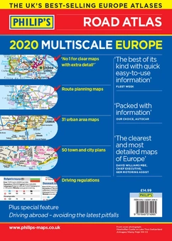 Бумажная книга «2020 Philip's Multiscale Europe : (A4 Spiral binding)» - фото №2 - миниатюра
