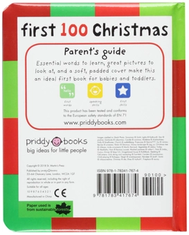 Бумажная книга «First 100 Christmas Words», автор Роджер Придди - фото №2 - миниатюра