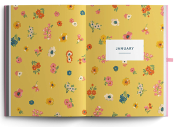 Бумажная книга «Cath Kidston A6 Khaki Dusk Floral 2021 Diary», автор Кэт Кидстон - фото №4 - миниатюра