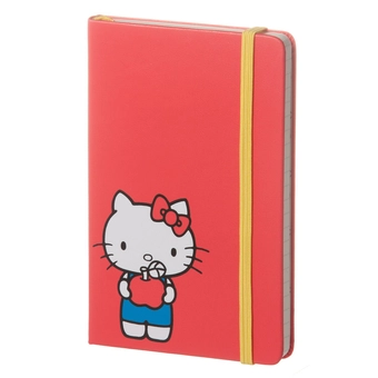 «Записная книжка Moleskine Hello Kitty Pocket в линию красная (LEHK02MM710)», бренда Moleskine - фото №3 - миниатюра