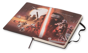  «Нотатник Moleskine Star Wars VII середній в лінію чорний (LESW7BQP060)», brand Moleskine / Moleskine /  - фото №3 - миниатюра