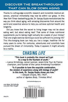 Паперова книга «Chasing Life. New Discoveries in the Search for Immortality to Help You Age Less Today», автор Санджай Гупта - фото №2 - мініатюра
