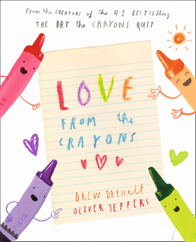 Паперова книга «Love from the Crayons», автор Дрю Дейволт - фото №1 - мініатюра