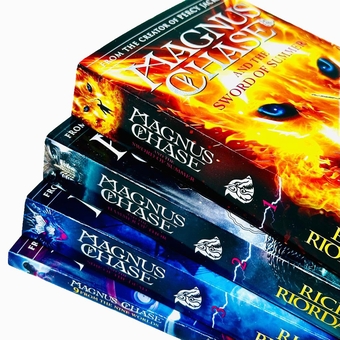 Бумажная книга «Magnus Chase and the Gods of Asgard. Complete Collection (4 Books Slipcase)», автор Рик Риордан - фото №3 - миниатюра