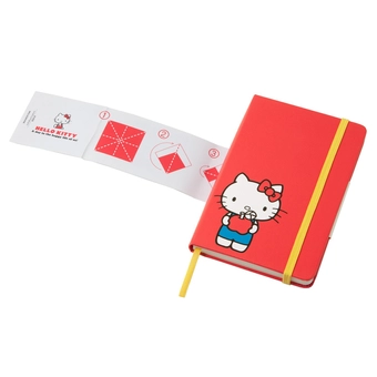  «Записная книжка Moleskine Hello Kitty Pocket в линию красная (LEHK02MM710)», бренда Moleskine - фото №7 - миниатюра