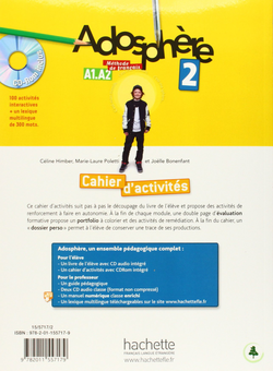 Паперова книга «Adosphère: Niveau 2: Cahier d'activités (+ CD-ROM)», авторів Céline Himber, Marie-laure Poletti - фото №2 - мініатюра