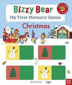 Бумажная книга «Bizzy Bear: My First Memory Game Book: Christmas» - фото №1 - миниатюра