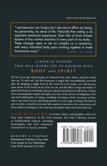 Паперова книга «One Bowl. A Guide to Eating for Body and Spirit», автор Дон Джеррард - фото №2 - мініатюра