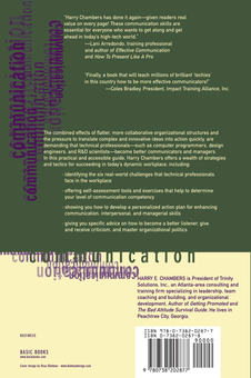 Паперова книга «Effective Communication Skills For Scientific And Techinical Professionals », автор Гаррі Чемберс - фото №2 - мініатюра