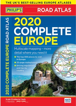 Бумажная книга «2020 Philip's Complete Road Atlas Europe : A4 Flexiback» - фото №1 - миниатюра