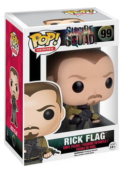  «Коллекционная фигурка Funko Pop! Pop movies Suicide Squad Рик Флэг (FK8404)», бренда Funko Pop - фото №3 - миниатюра