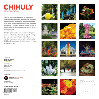 Паперова книга «Chihuly 2020 Wall Calendar», автор Дейл Чіхулі - фото №2 - мініатюра