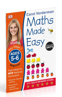 Бумажная книга «Maths Made Easy Ages 5-6 Key Stage 1 Beginner », автор Кэрол Вордерман - фото №3 - миниатюра