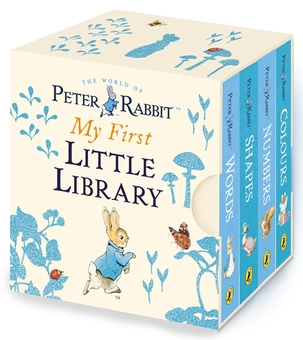 Бумажная книга «Peter Rabbit. My First Little Library. Numbers. Shapes. Words. Colours (комплект із 4 книг)», автор Беатрис Поттер - фото №1 - миниатюра