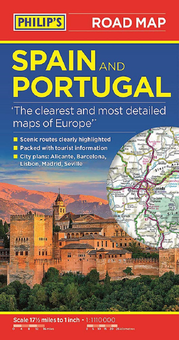 Паперова «Philip's Spain and Portugal Road Map», автора Без автора– фото №1