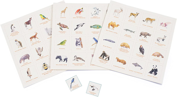 Паперова книга «Endangered Animals Bingo», автор Марсель Джордж - фото №6 - мініатюра