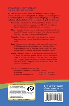 Паперова книга «Cambridge Dictionary of American Idioms », автор Пол Хикок - фото №2 - мініатюра