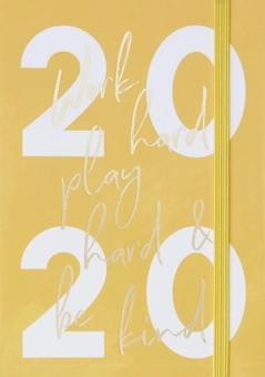 Паперова книга «Work Hard, Play Hard & Be Kind: A6 2020 Diary», автор Олівер Бонас - фото №1 - мініатюра