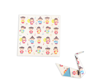 Паперова книга «Origami Paper. 200 sheets. Japanese Dolls. 15 cm» - фото №4 - мініатюра