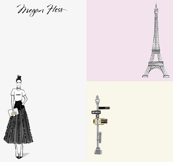 Бумажная книга «Chic: A Fashion Odyssey - Megan Hess Memo Pad», автор Меган Хесс - фото №1 - миниатюра