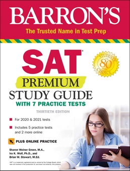 Бумажная книга « SAT Premium Study Guide with 7 Practice Tests», автор Шарон Вайнер Грин - фото №1 - миниатюра