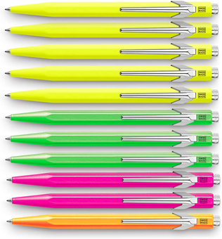 «Ручка Caran d'Ache 849 Pop Line Fluo Зеленая (849.230)», бренда Caran d'Ache - фото №4 - миниатюра