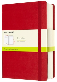 «Коробка для хранения Moleskine Story Box средняя красная (STBX3F2)», бренда Moleskine - фото №1 - миниатюра