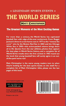 Бумажная книга «The World Series», автор Мэтт Кристофер - фото №2 - миниатюра