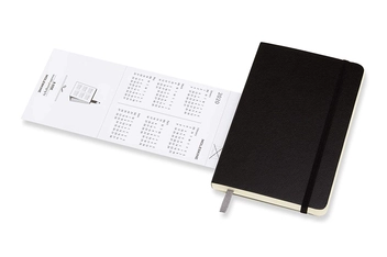  «Еженедельник карманный Moleskine 2019-2020 Черный (DSB18WN2Y20)», бренда Moleskine - фото №7 - миниатюра