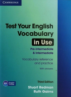 Паперова книга «Test Your English Vocabulary in Use Pre-intermediate and Intermediate with Answers», автор Стюарт Редмен - фото №1 - мініатюра