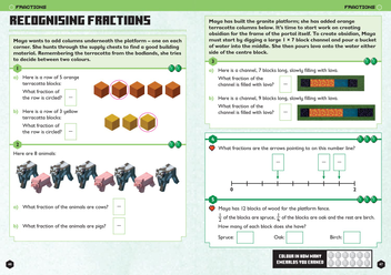 Бумажная книга «Minecraft Maths Ages 7-8: Official Workbook» - фото №4 - миниатюра