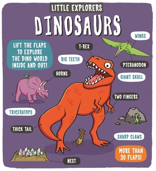 Бумажная книга «Little Explorers. Dinosaurs» - фото №1 - миниатюра