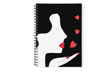 Бумажная книга «Lulu Guinness: Cameo Girl A4 Wiro Bound Notebook» - фото №2 - миниатюра