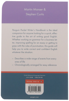 Бумажная книга «Penguin Pocket Writer's Handbook», автор Мартин Мансер - фото №2 - миниатюра