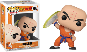 «Коллекционная фигурка Funko POP! Dragon Ball Z Krillin (44263)», бренда Funko Pop - фото №3 - миниатюра