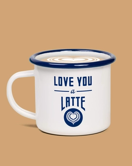  «Love You a Latte Enamel Mug and Coaster Set», бренду Chronicle Books - фото №5 - мініатюра