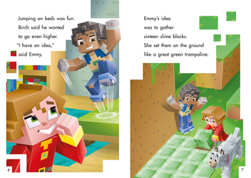 Бумажная книга «Minecraft Young Readers: The Sky's the Limit!», автор Mojang AB - фото №4 - миниатюра