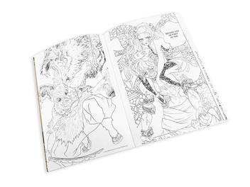Бумажная книга «Demon Slayer: Kimetsu no Yaiba. The Official Coloring Book 3», автор Коёхару Готогэ - фото №5 - миниатюра