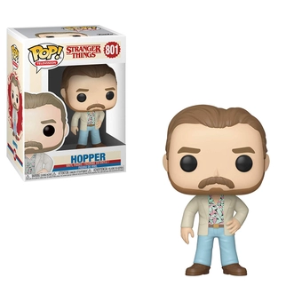  «Коллекционная фигурка Funko Pop! Pop TV Stranger Things Hopper (FK38484)», бренда Funko Pop - фото №3 - миниатюра