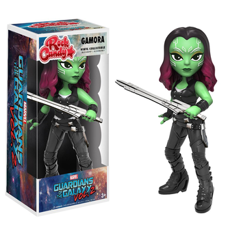  «Коллекционная фигурка Funko Pop! Rock Candy Galaxy 2 Gamora (FK13006)», бренда Funko Pop - фото №2 - миниатюра