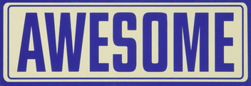 Бумажная книга «Awesome! Sticker Pack» - фото №1 - миниатюра