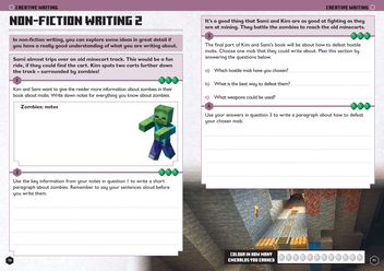Бумажная книга «Minecraft English Ages 7-8: Official Workbook» - фото №4 - миниатюра
