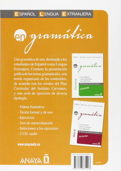 Паперова книга «Gramática. Nivel elemental A1-A2», авторів Конча Морено, Кармен Ернандес, Клара Мікі Кондо - фото №2 - мініатюра