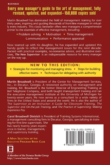 Бумажная книга «The New Supervisor : How To Thrive In Your First Year As A Manager, Fifth Edition», автор Мартин М. Бродвелл - фото №2 - миниатюра