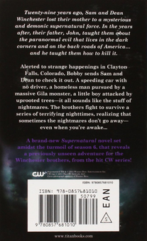 Паперова книга «Supernatural. Night Terror. Book 9», автор Джон Пассарелла - фото №2 - мініатюра