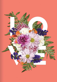 Бумажная книга «Say It With Flowers Love A5 Journal» - фото №2 - миниатюра