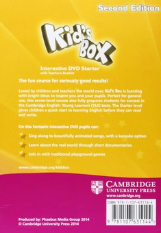 Бумажная книга «Kid's Box Starter Interactive DVD with Teacher's Booklet (DVD-ROM)», авторов Кэролайн Никсон, Майкл Томлинсон, Карен Эллиот - фото №2 - миниатюра