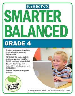 Паперова книга «Smarter Balanced Grade 4», автор Сьюзан Тозье - фото №1 - мініатюра